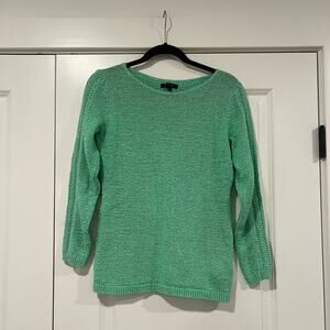 Rachel Zoe Women's Loose Knit Lightweight Sweater Pastel Green Size Medium‎